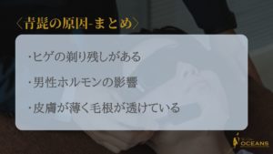 青髭になる原因について